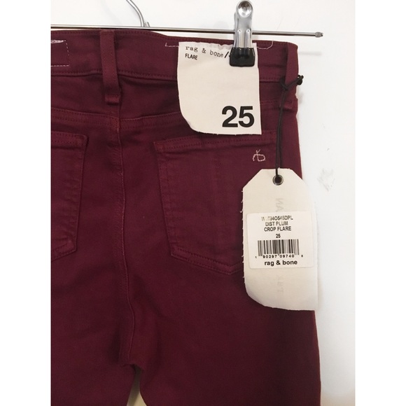 NWT Rag & Bone high rise crop flare jeans size 25 - Picture 8 of 8